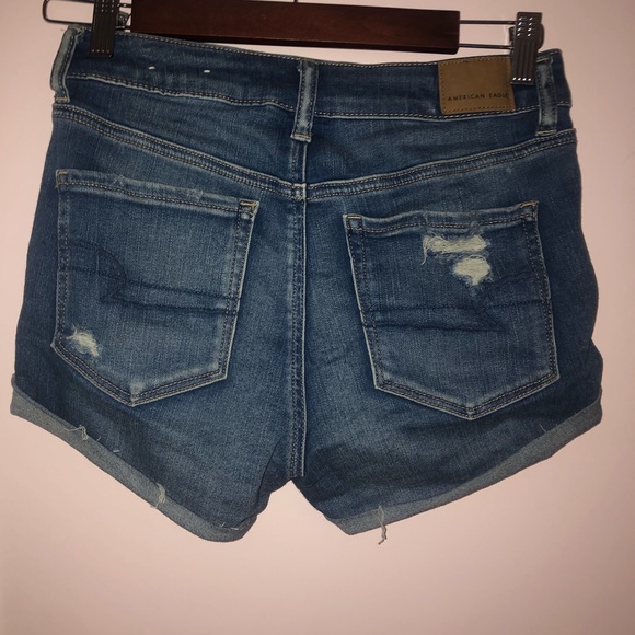American Eagle High Ripped Jean Short - Picture 4 of 7